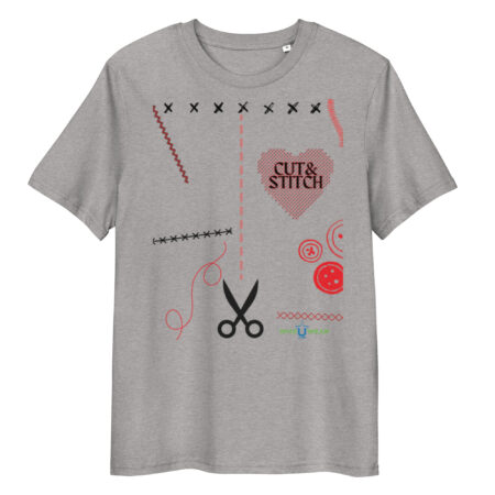 Cut  & Stitch by Whouwear,  Unisex organic cotton t-shirt